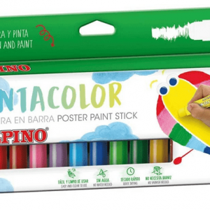 TÉMPERA ESCOLAR SÓLIDA EN BARRA PINTACOLOR