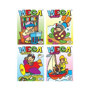 CUADERNOS PARA COLOREAR MEGA COLOR