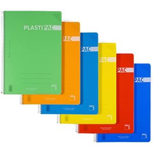 LIBRETA PLASTIPAC CUARTO CUADRICULADA