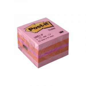 CUBO DE NOTAS ADHESIVAS MINICUBO 51X51MM