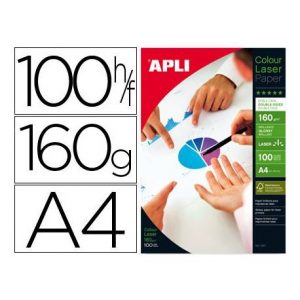 PAPEL FOTO LÁSER GLOSSY 160g/m². DIN A4