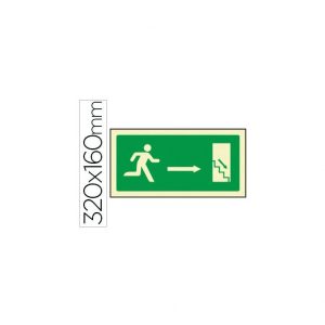 SALIDA EMERGENCIA DERECHA ESCALERA BAJANDO