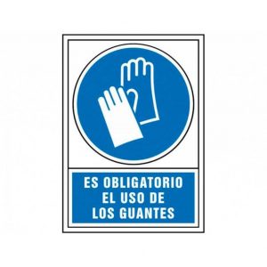 ES OBLIGATORIO EL USO DE LOS GUANTES