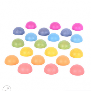 SEMIESFERAS DE MADERA ARCOIRIS