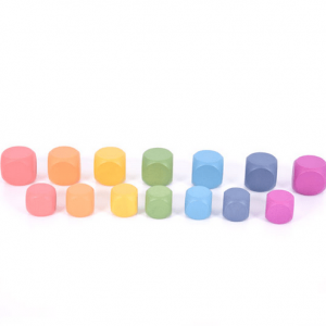 CUBOS DE MADERA ARCOIRIS