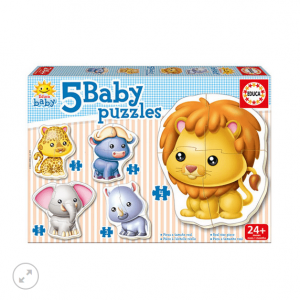 BABY PUZZLES ANIMALES SALVAJES