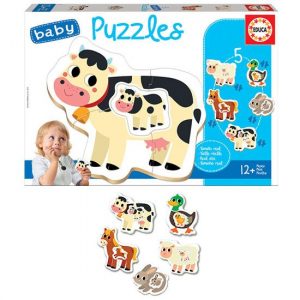 BABY PUZZLES ANIMALES DE LA GRANJA