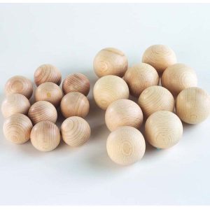 BOLAS DE MADERA PARA JUEGO HEURÍSTICO