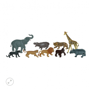 ANIMALES SALVAJES 9 FIGURAS
