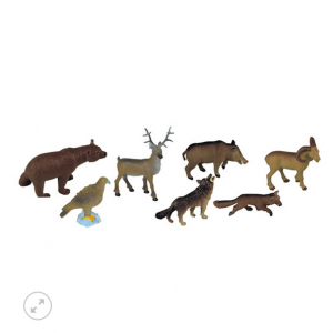 ANIMALES DEL BOSQUE 8 FIGURAS