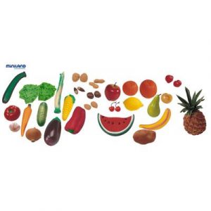 SURTIDO DE FRUTAS, HORTALIZAS Y FRUTOS SECOS 36 PIEZAS