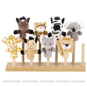 MARIONETAS DE DEDO ANIMALES SALVAJES