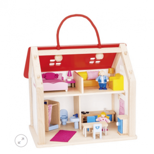 CASA DE MUÑECAS CON ACCESORIOS