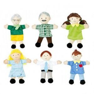 SET DE MARIONETAS DE MANO: FAMILIA