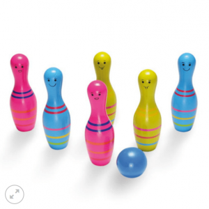 BOLOS DE MADERA SKITTLES JR.