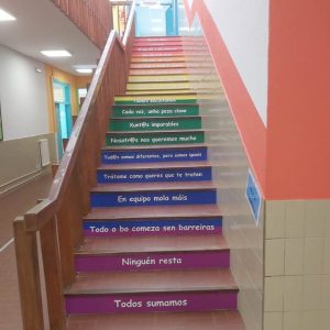 Vinilos escaleras