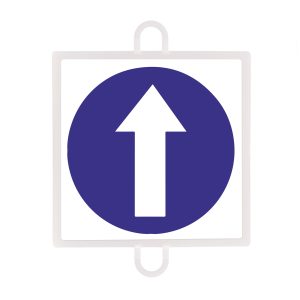 PANEL DE SEÑALIZACIÓN TRÁFICO DE OBLIGACIÓN Nº 1 (SENTIDO)